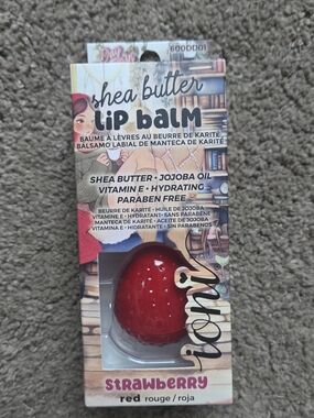 Shea Butter Lip Balm - Strawberry Red